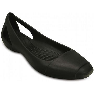 Crocs Sienna Platta Skor Dam Svarta | Sverige 0172HAPK
